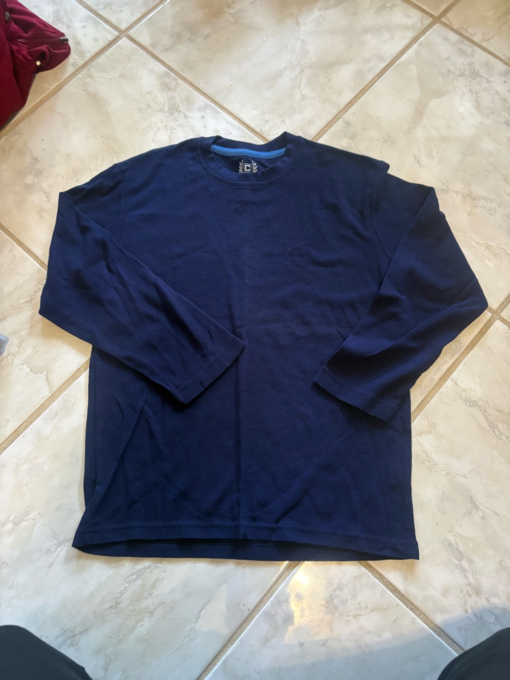 Men's Navy Short Sleeve Tee - Solid Navy